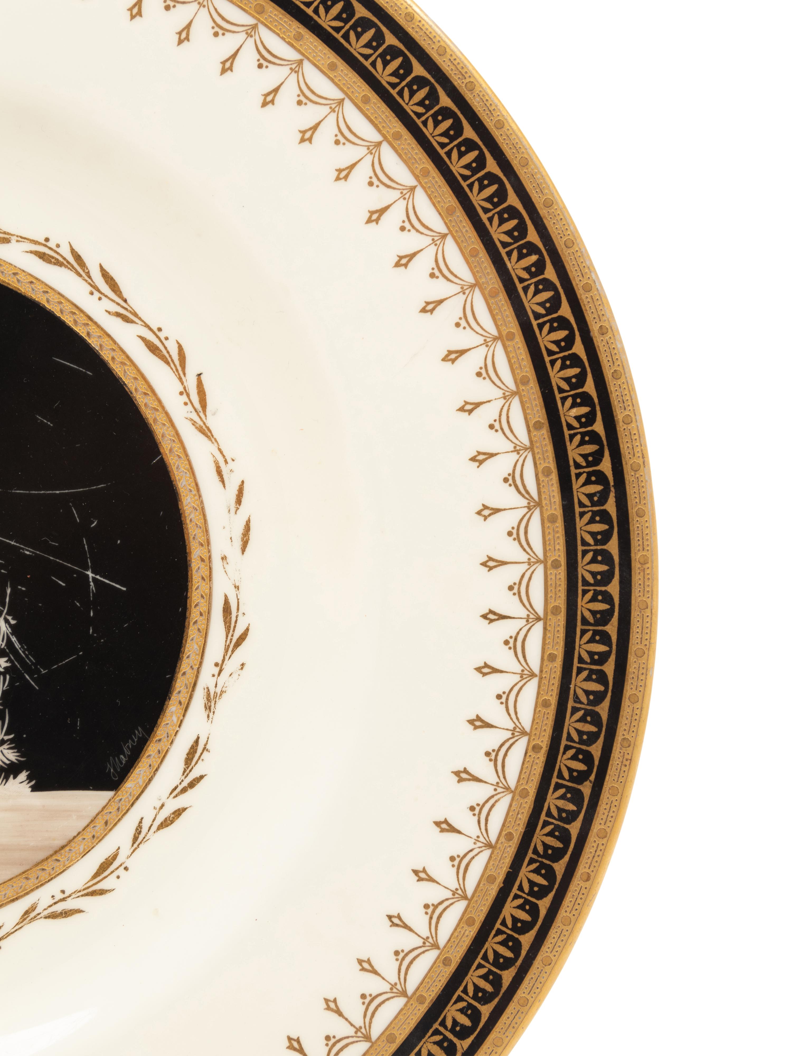Two Sets of English Porcelain Plates