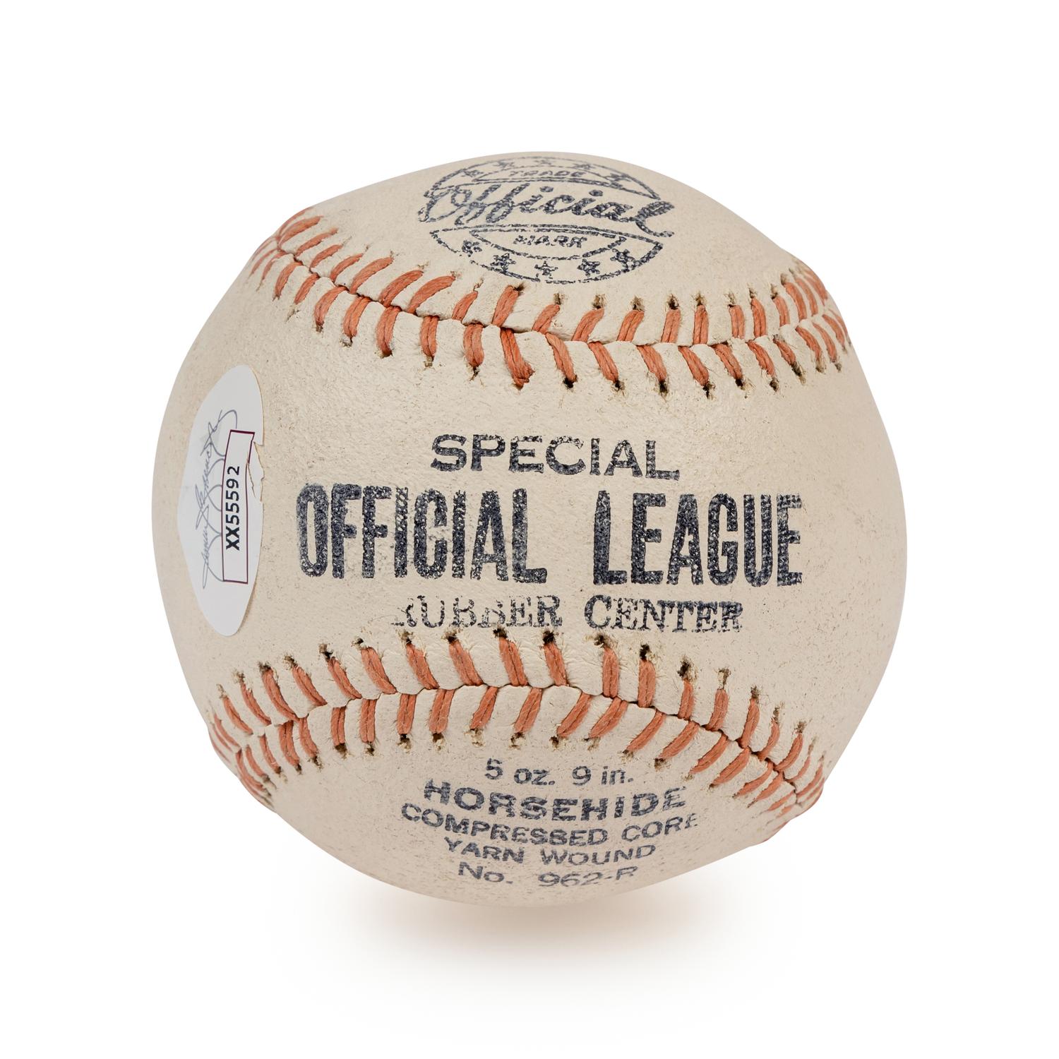 A Satchel Paige Single Signed Autograph Baseball (JSA Certified),