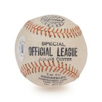 A Satchel Paige Single Signed Autograph Baseball (JSA Certified),