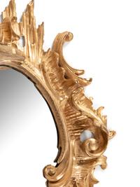 A Pair of Louis XV Giltwood Mirrors