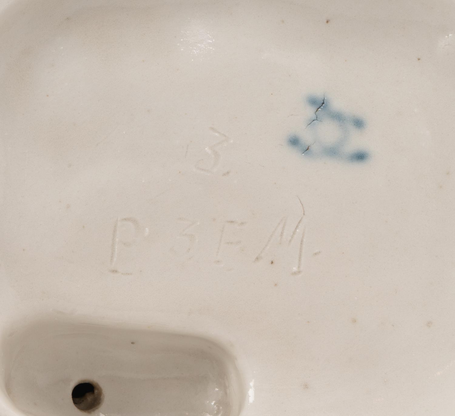 A Group of Seven White Porcelain Articles
