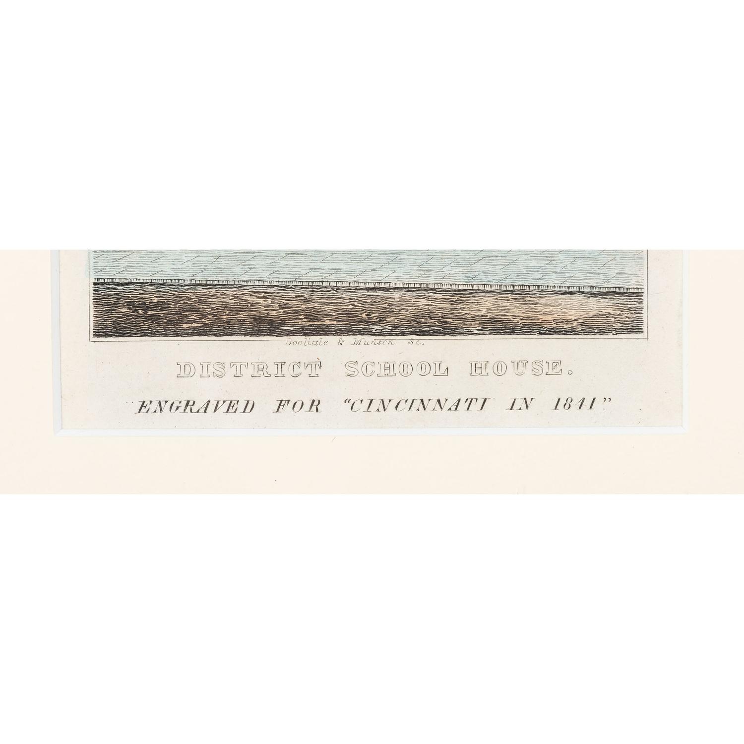 Six Cincinnati Engravings by Doolittle & Munson