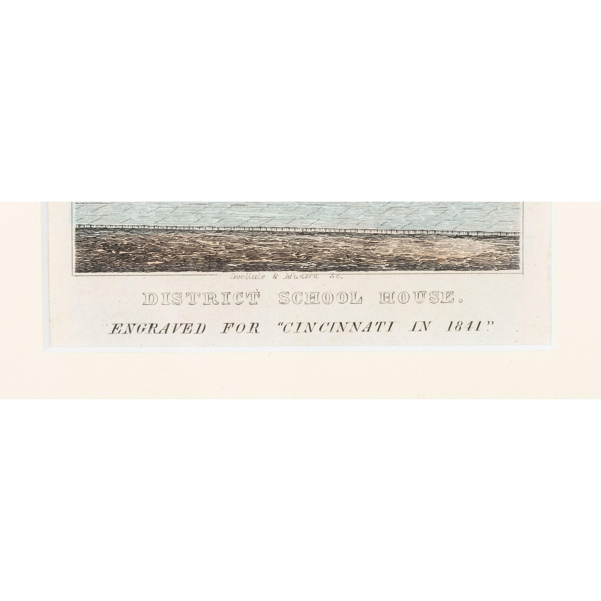 Six Cincinnati Engravings by Doolittle & Munson