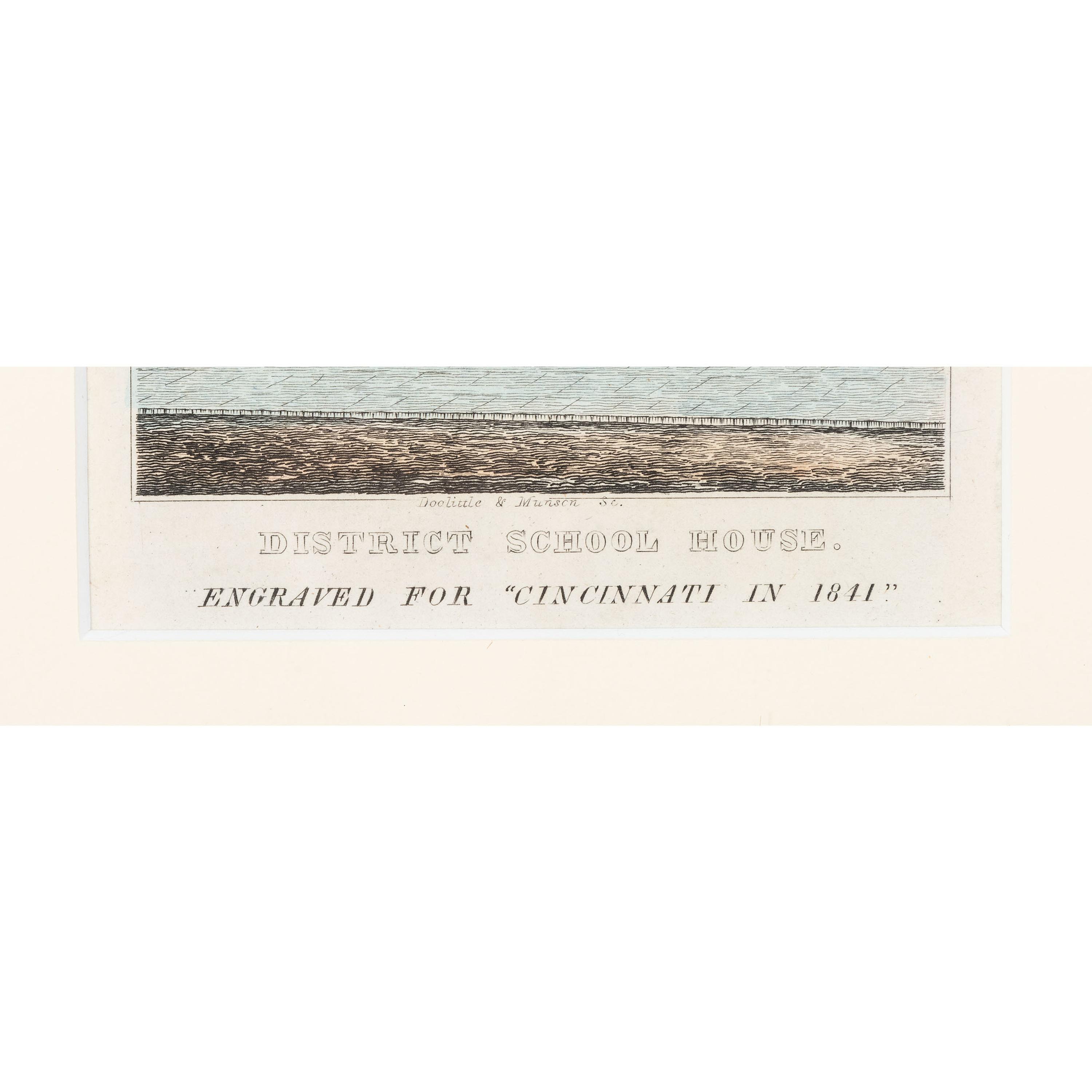 Six Cincinnati Engravings by Doolittle & Munson