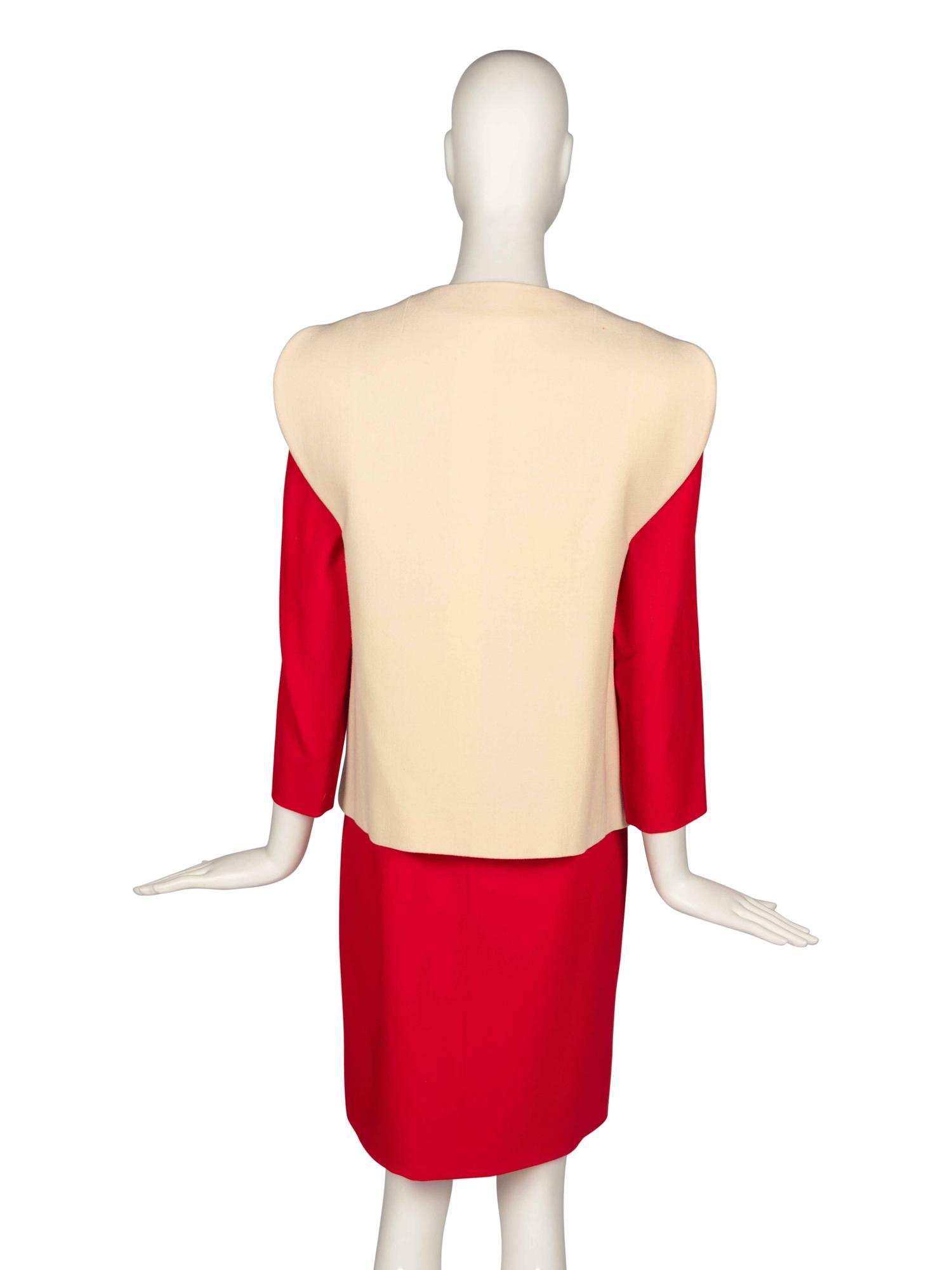 Pierre Cardin Haute Couture Vest and Dress, 1992