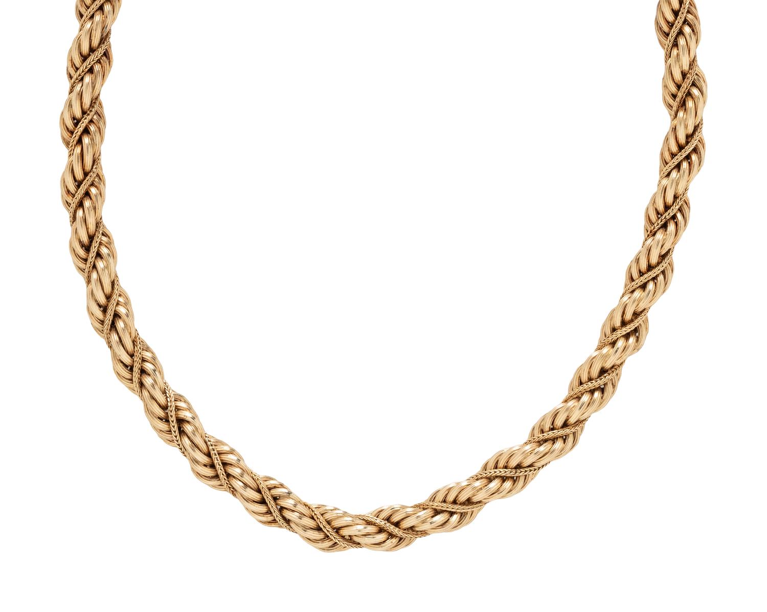 YELLOW GOLD NECKLACE