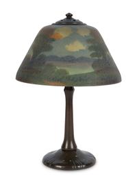 Reverse Painted Lamp