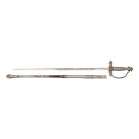Improved Order of Red Men Fraternal Sword Named to Elisha Pease (Three Time Texas Governor)
