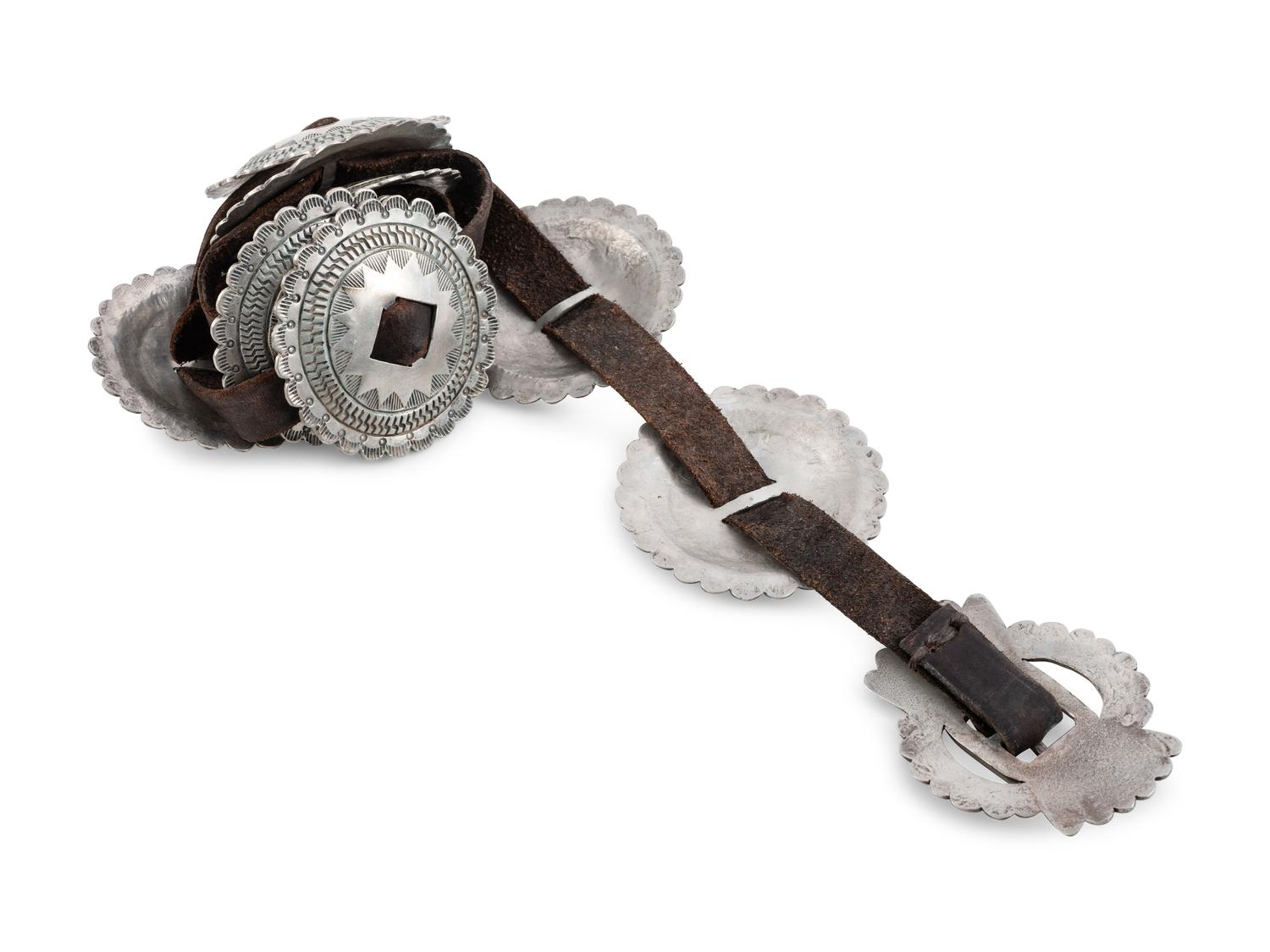 Southwestern-style Cast Concha Belt