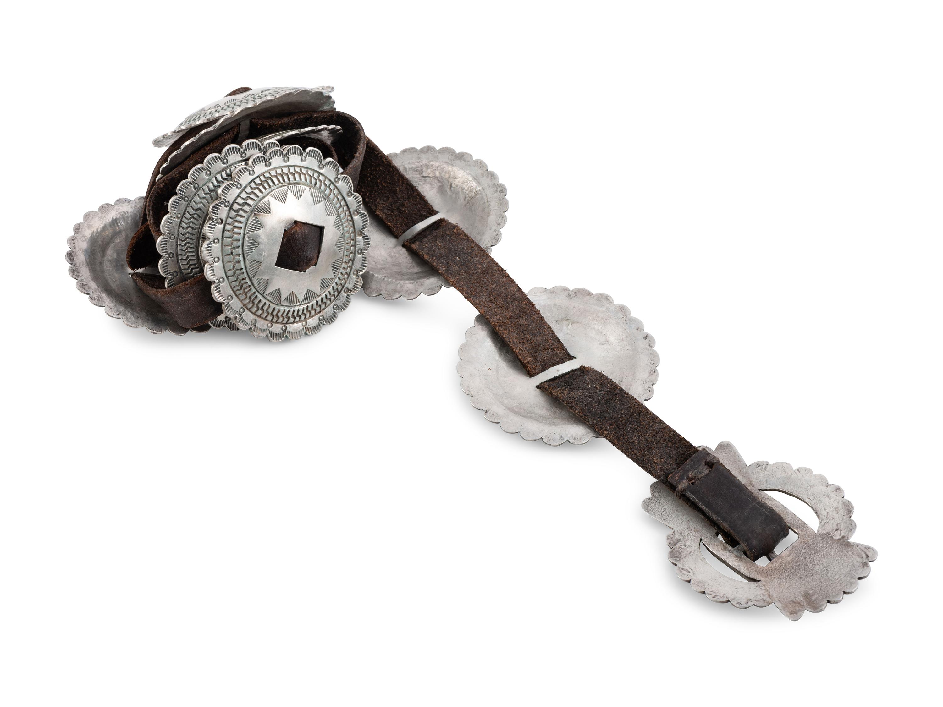 Southwestern-style Cast Concha Belt