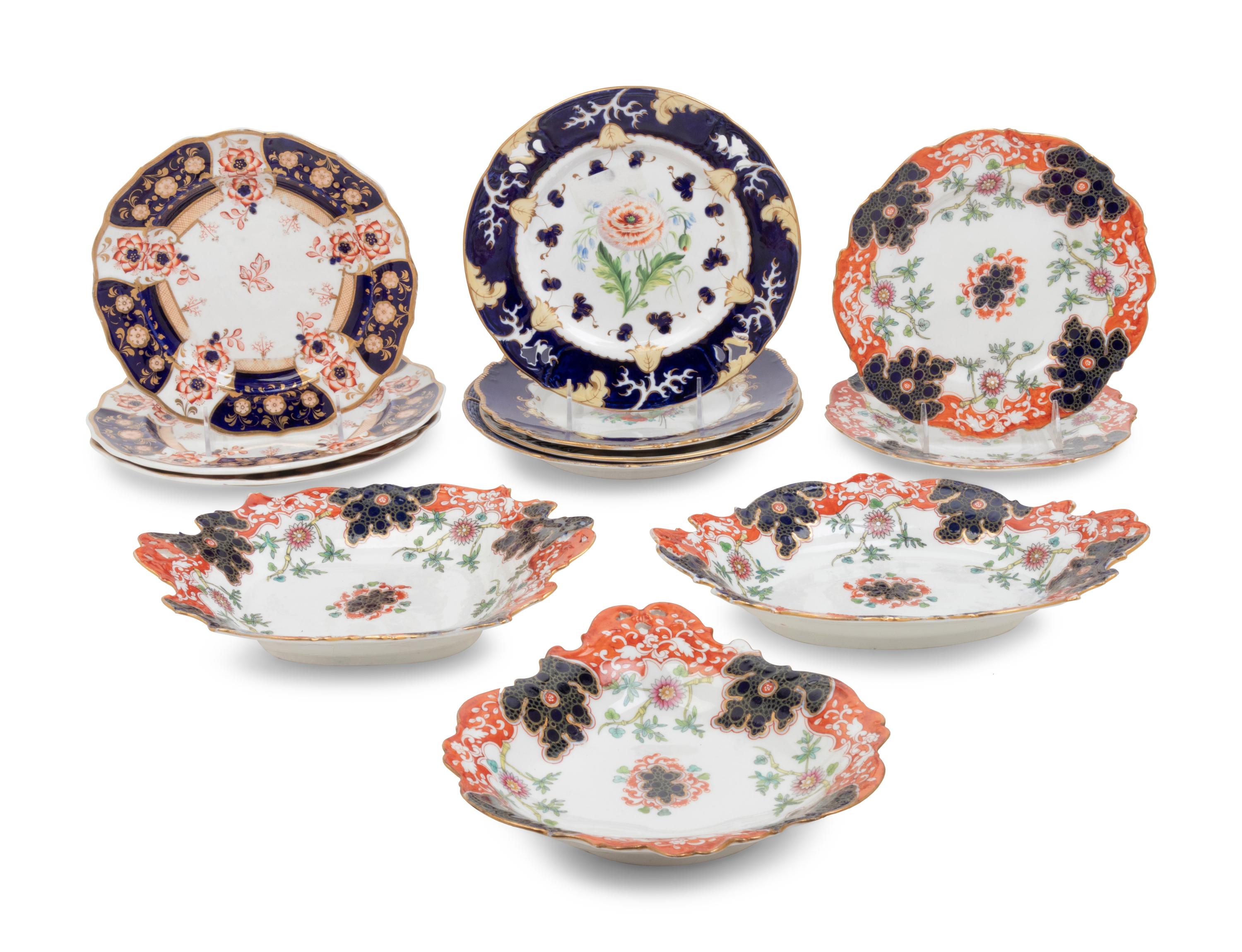 A Group of English Ironstone and Porcelain Table Wares