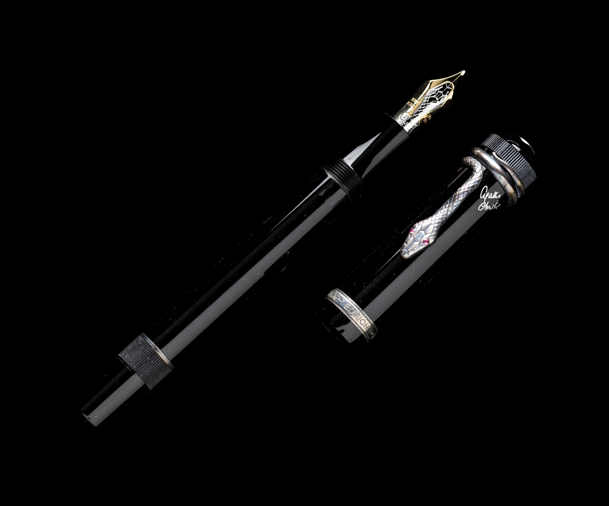 A Montblanc Agatha Christie Limited Edition Fountain Pen