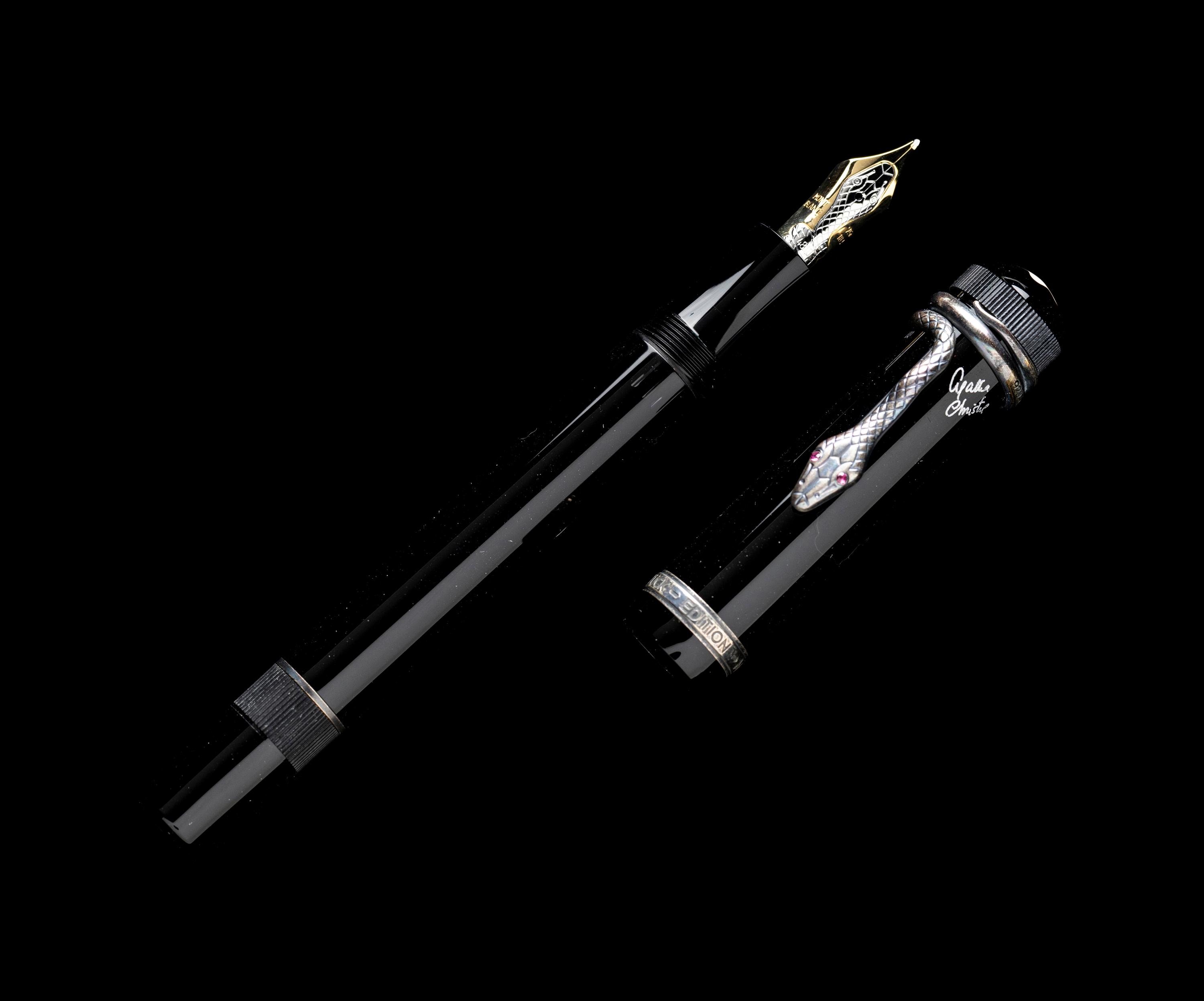 A Montblanc Agatha Christie Limited Edition Fountain Pen