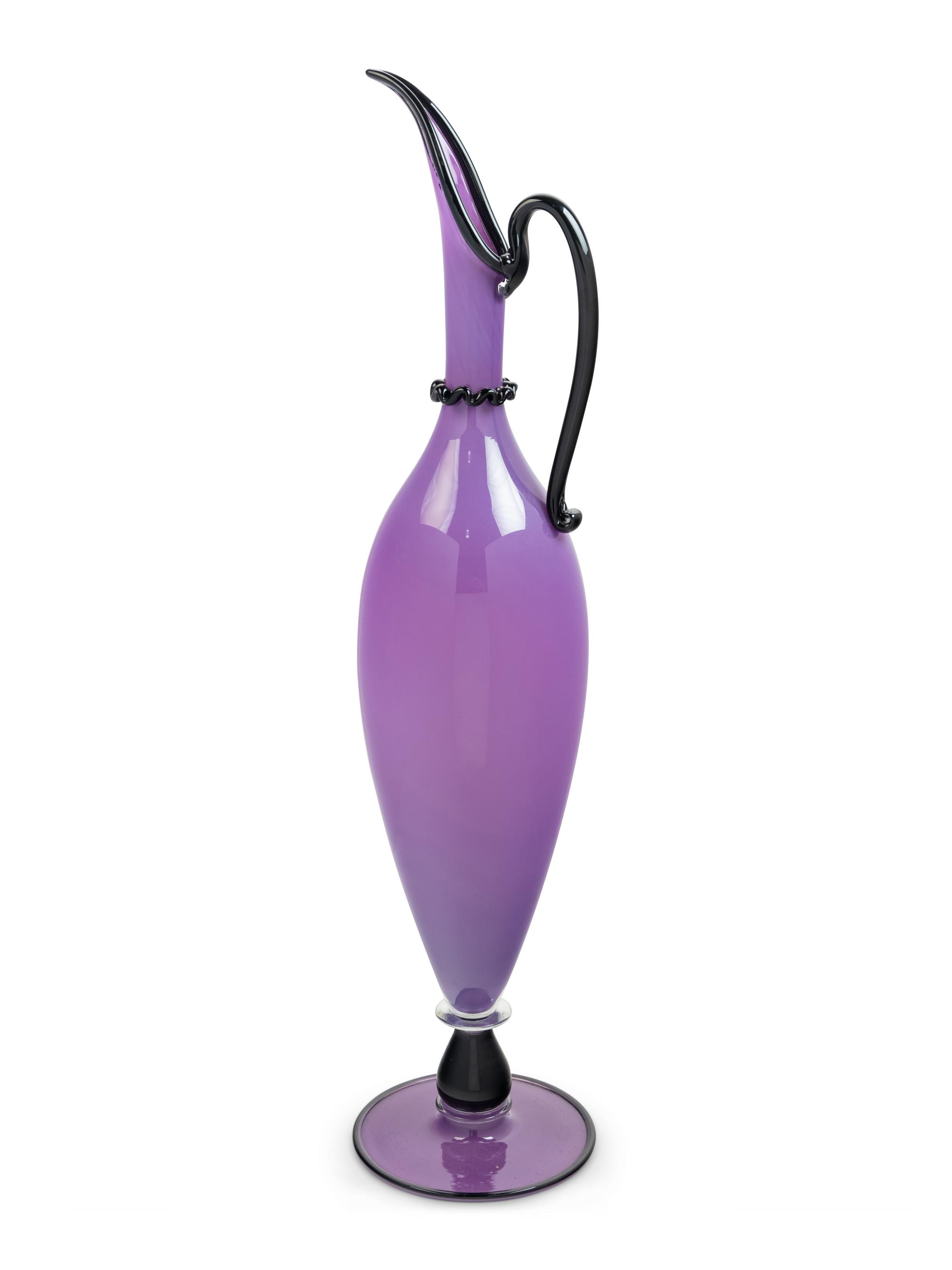 Glass Goose Beak Pitcher