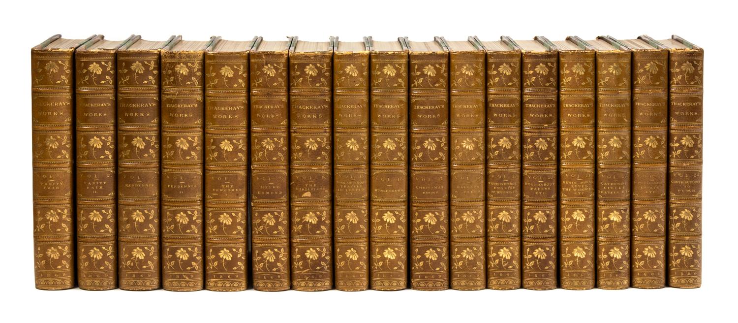 THACKERAY, William Makepeace (1811-1863). Works. London: Smith, Elder & Co., 1869.