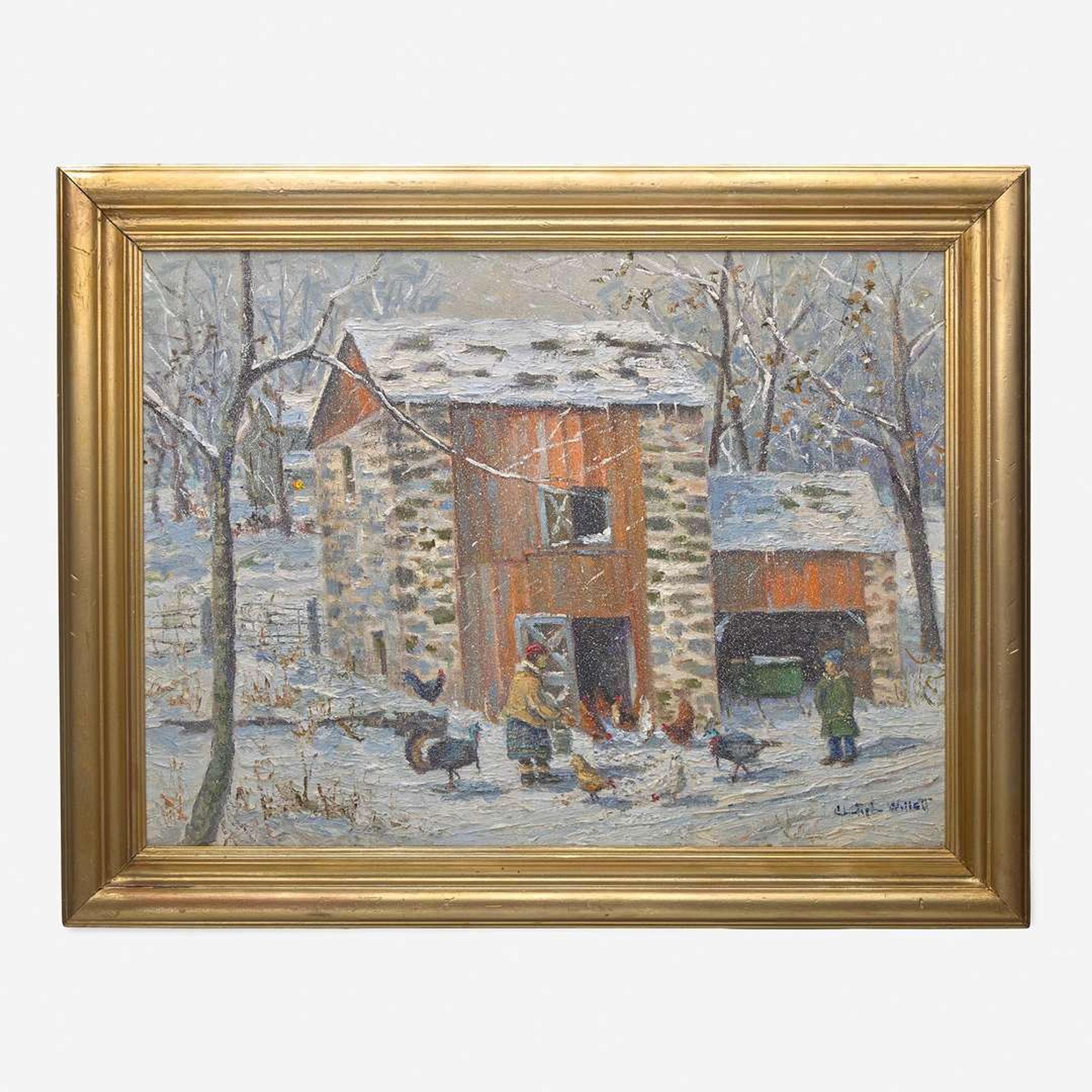 Christopher Willett (American, B. 1959) Spring Valley Mill Barn