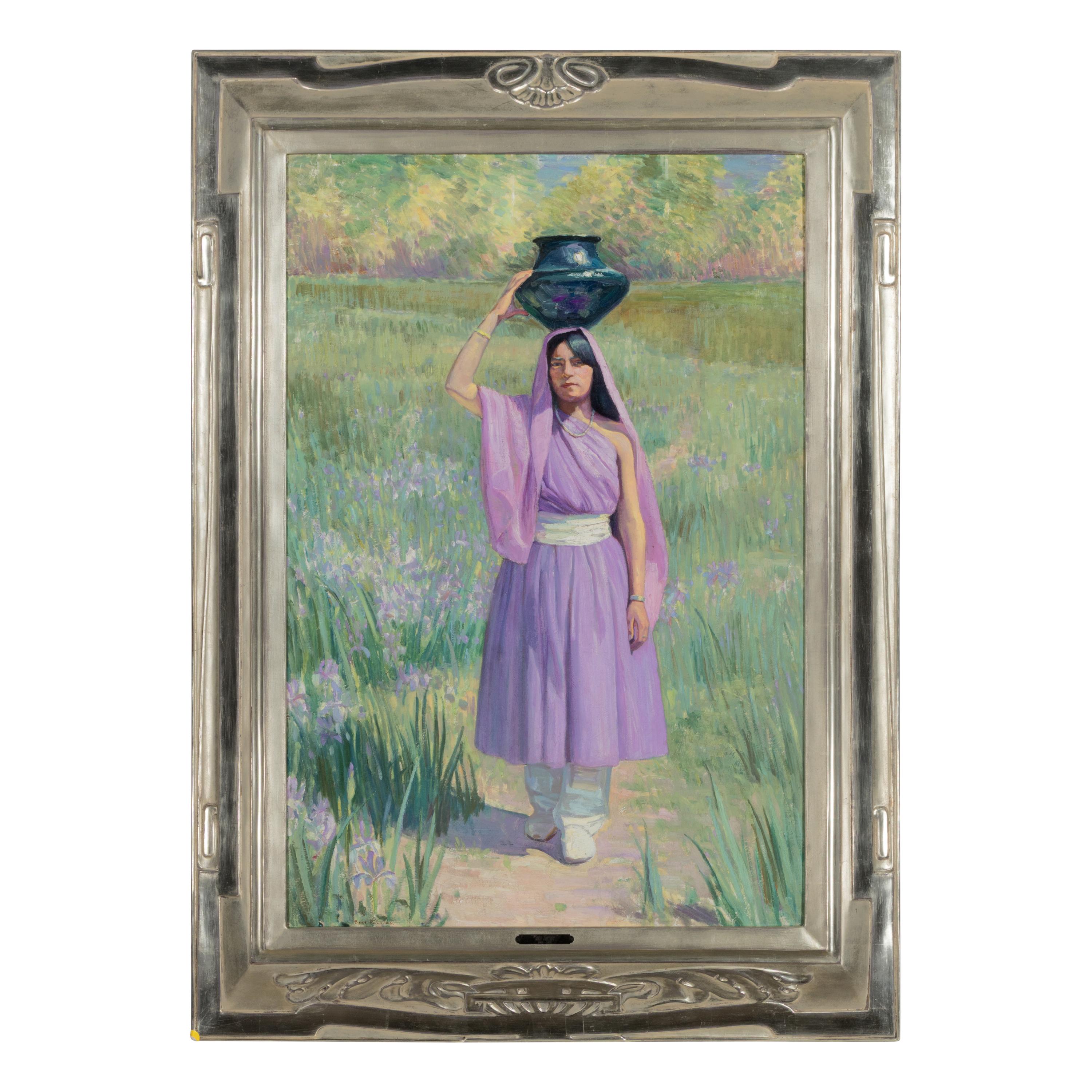 Bert Geer Phillips (American, 1868-1956) — Water Carrier , c. 1912