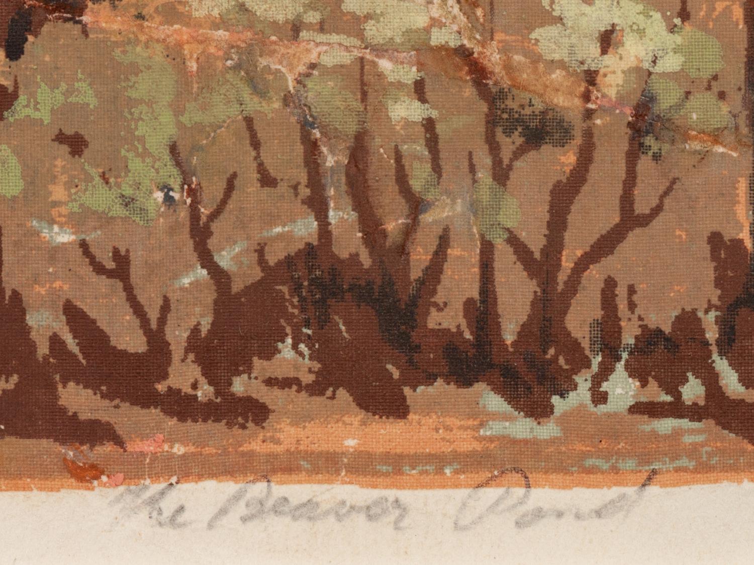 Five Works: Bishop's Chapel, edition 25/130; Spring Pastures , edition 23/130; Lilies , edition 31/120; New Mexico Village , edition 63/115; The Beaver Pond