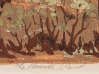 Five Works: Bishop's Chapel, edition 25/130; Spring Pastures , edition 23/130; Lilies , edition 31/120; New Mexico Village , edition 63/115; The Beaver Pond