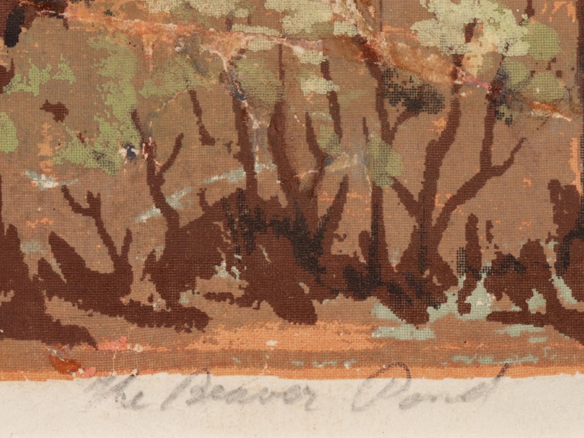Five Works: Bishop's Chapel, edition 25/130; Spring Pastures , edition 23/130; Lilies , edition 31/120; New Mexico Village , edition 63/115; The Beaver Pond