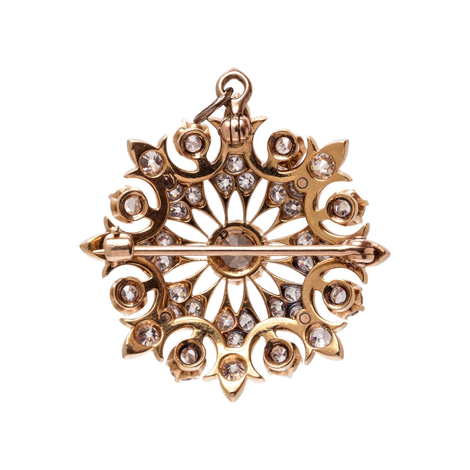DIAMOND PENDANT/BROOCH