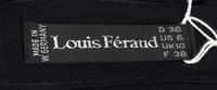 A Louis Feraud Black Silk Tank Top, Size 6.