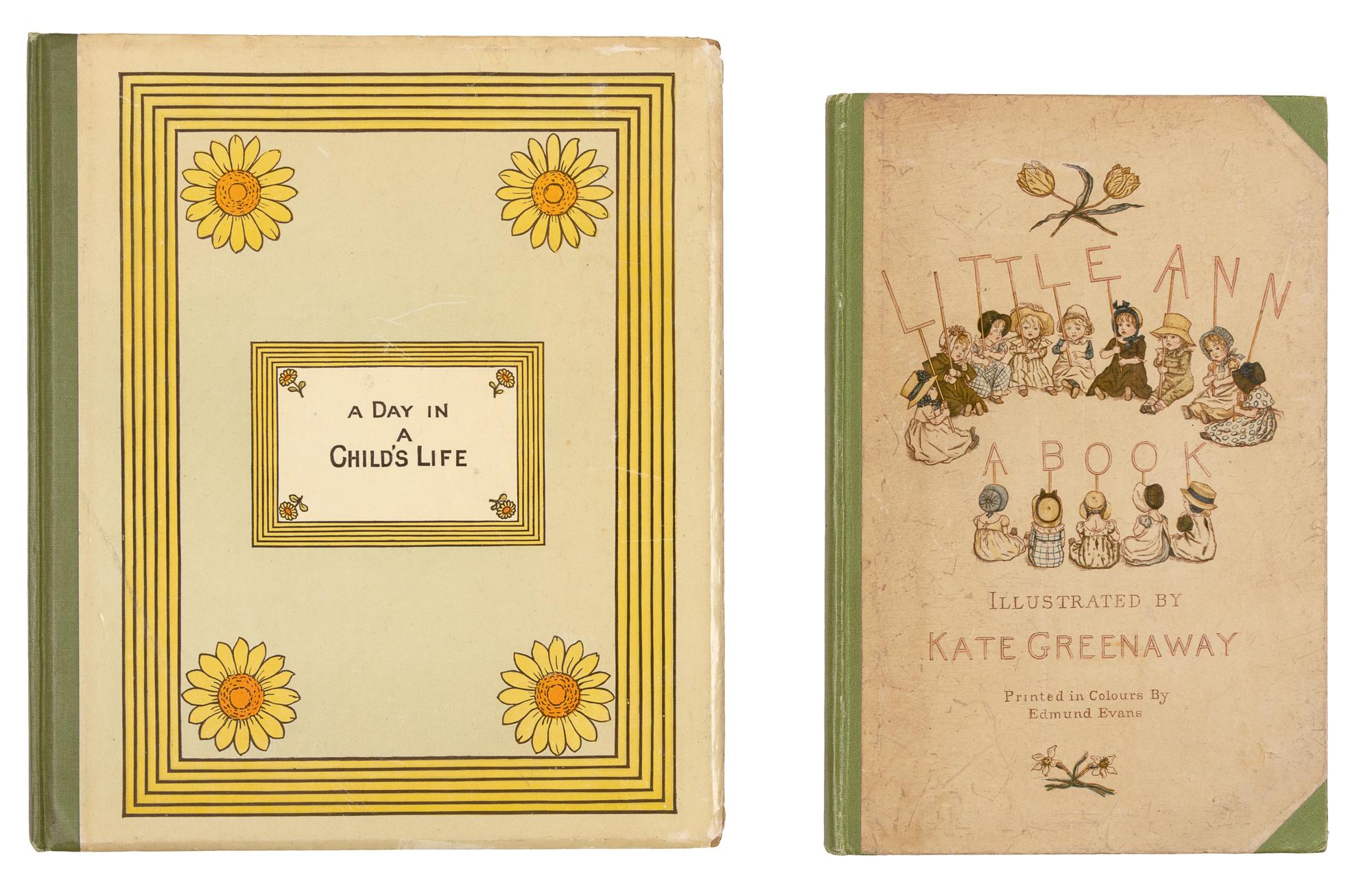 GREENAWAY, Kate (1846-1901), illustrator. -- Two works illustrated by Kate Greenaway, comprising: