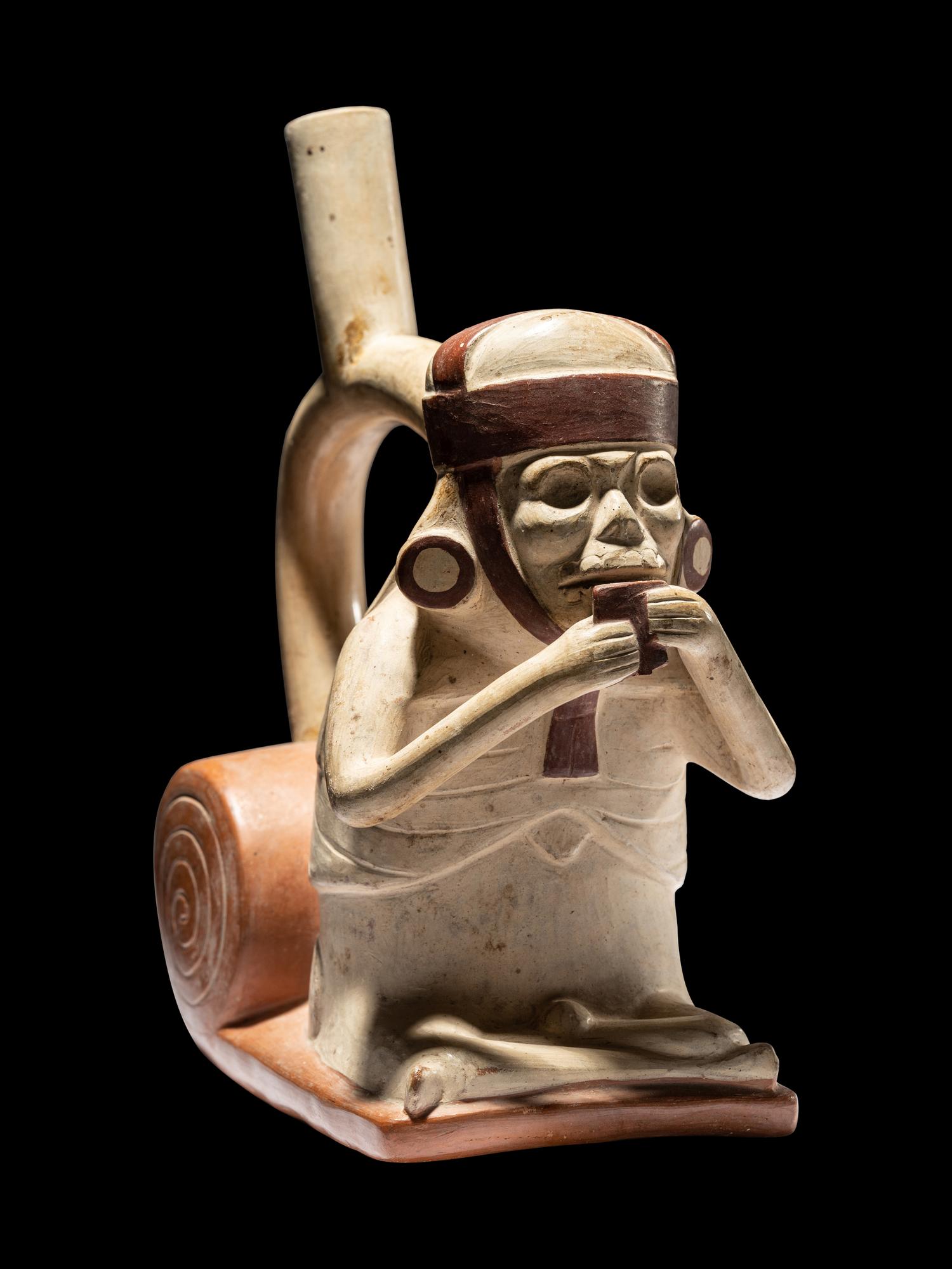 A Moche Skeleton Vessel