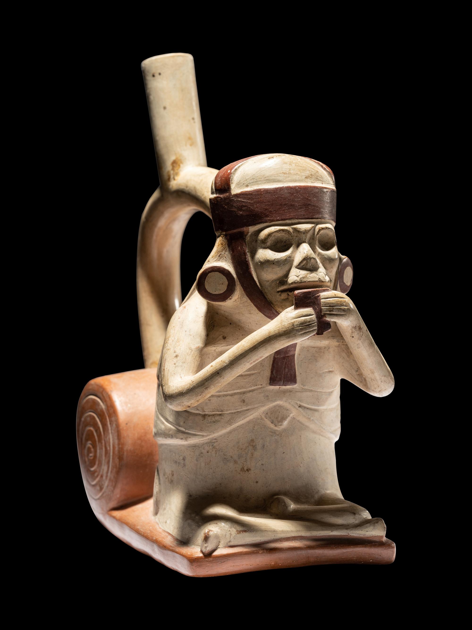 A Moche Skeleton Vessel