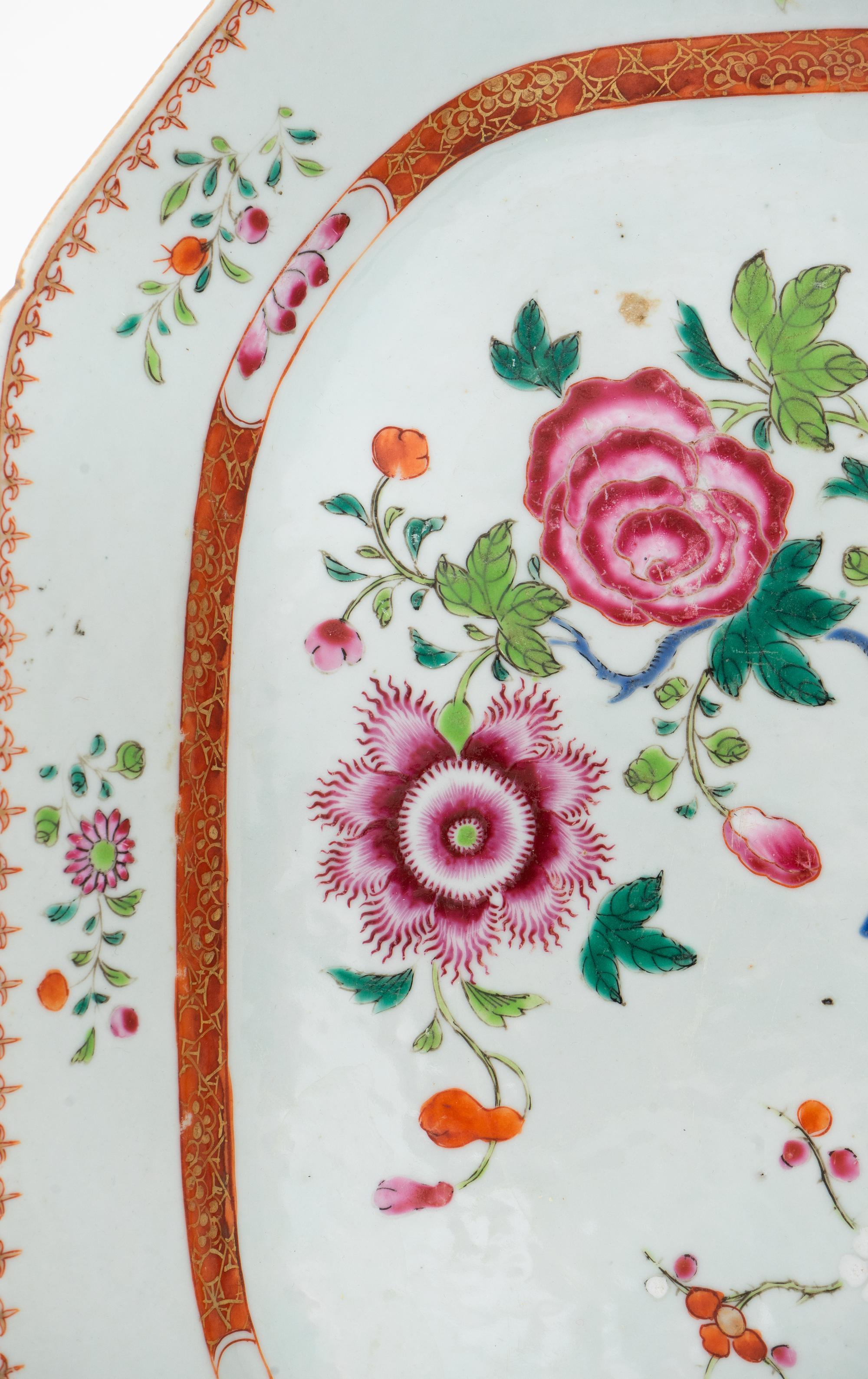 A Chinese Export Porcelain Platter