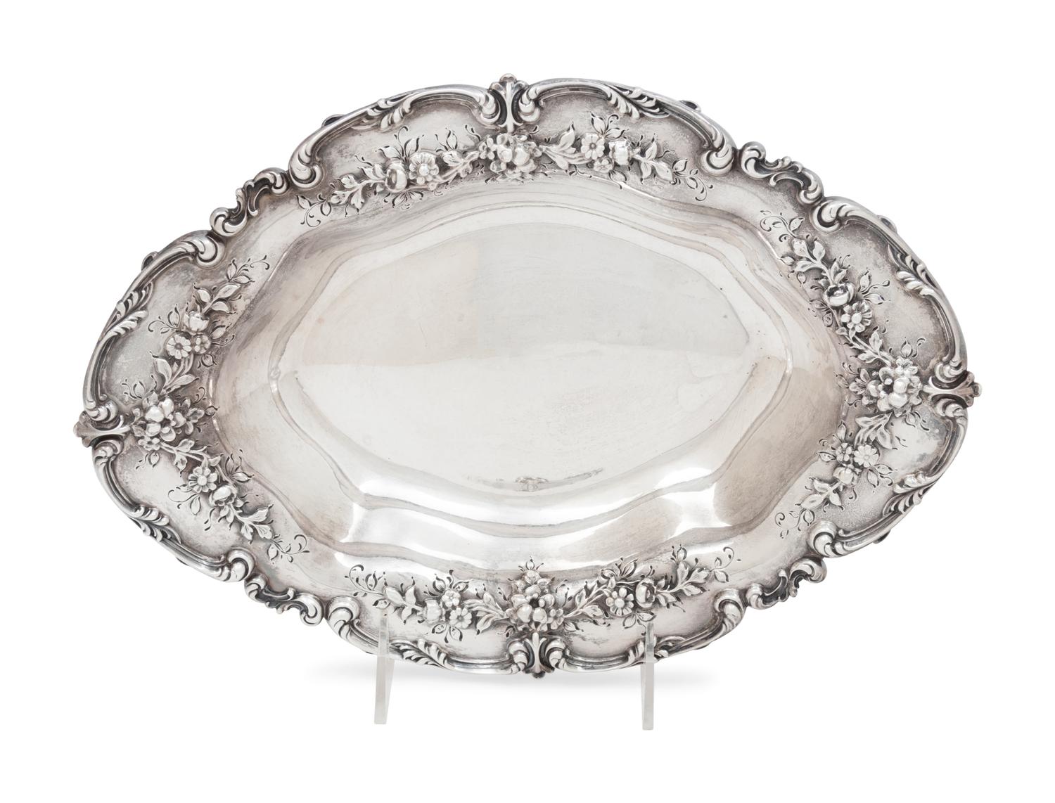 An American Silver Entrée Dish