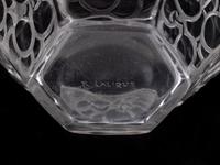 A Set of Ten Rene Lalique Hexagonal Finger Bowls with Molded Cherries: Raisins — 20TH CENTURY