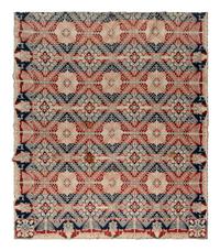 Two Cotton and Wool Jacquard Coverlets
