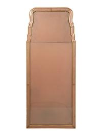 A Friedman Brothers George III Style Rose-Tinted Glass and Giltwood Mirror