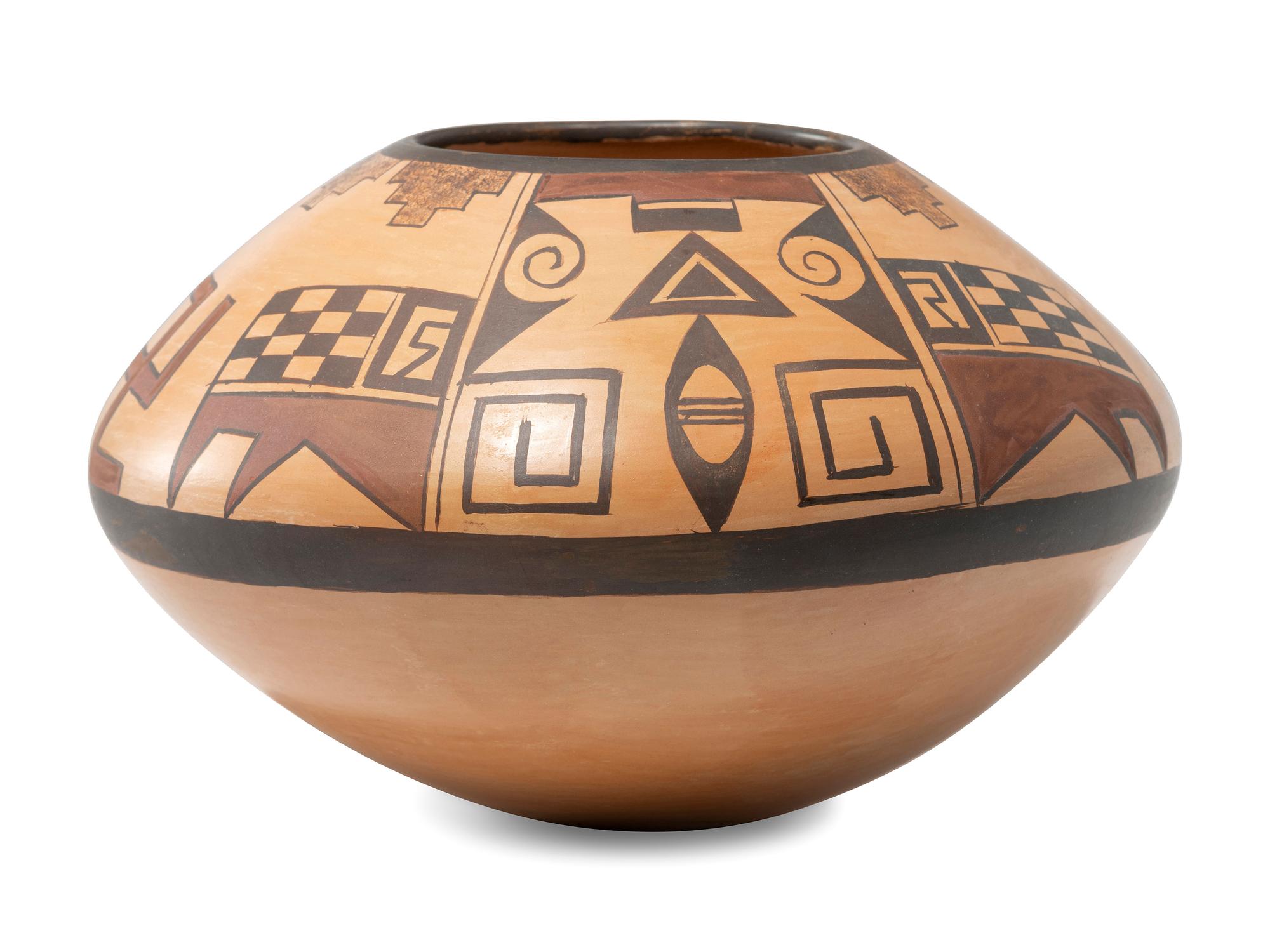 Polychrome Pottery Jar