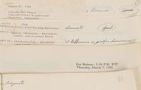 A Group of Sports and Political Speeches From the Collection of of Hall of Fame Oklahoma Football Coach Bud Wilkinson