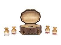 A Napoleon III Gilt Bronze Mounted Boulle Marquetry Dresser Casket
