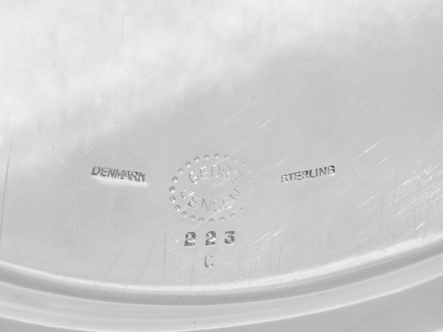 A Georg Jensen Silver Tray
