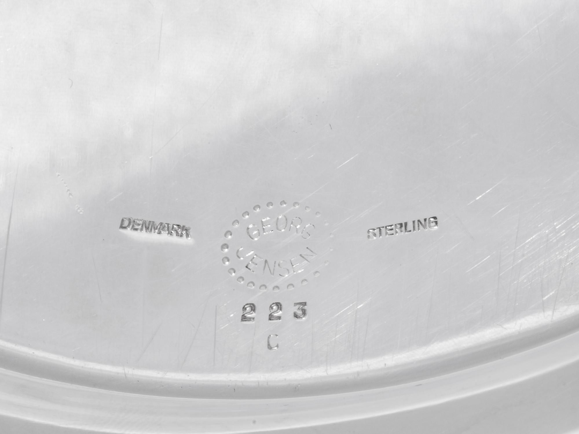 A Georg Jensen Silver Tray