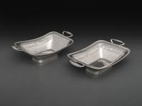 A Pair of American Silver Serving Bowls