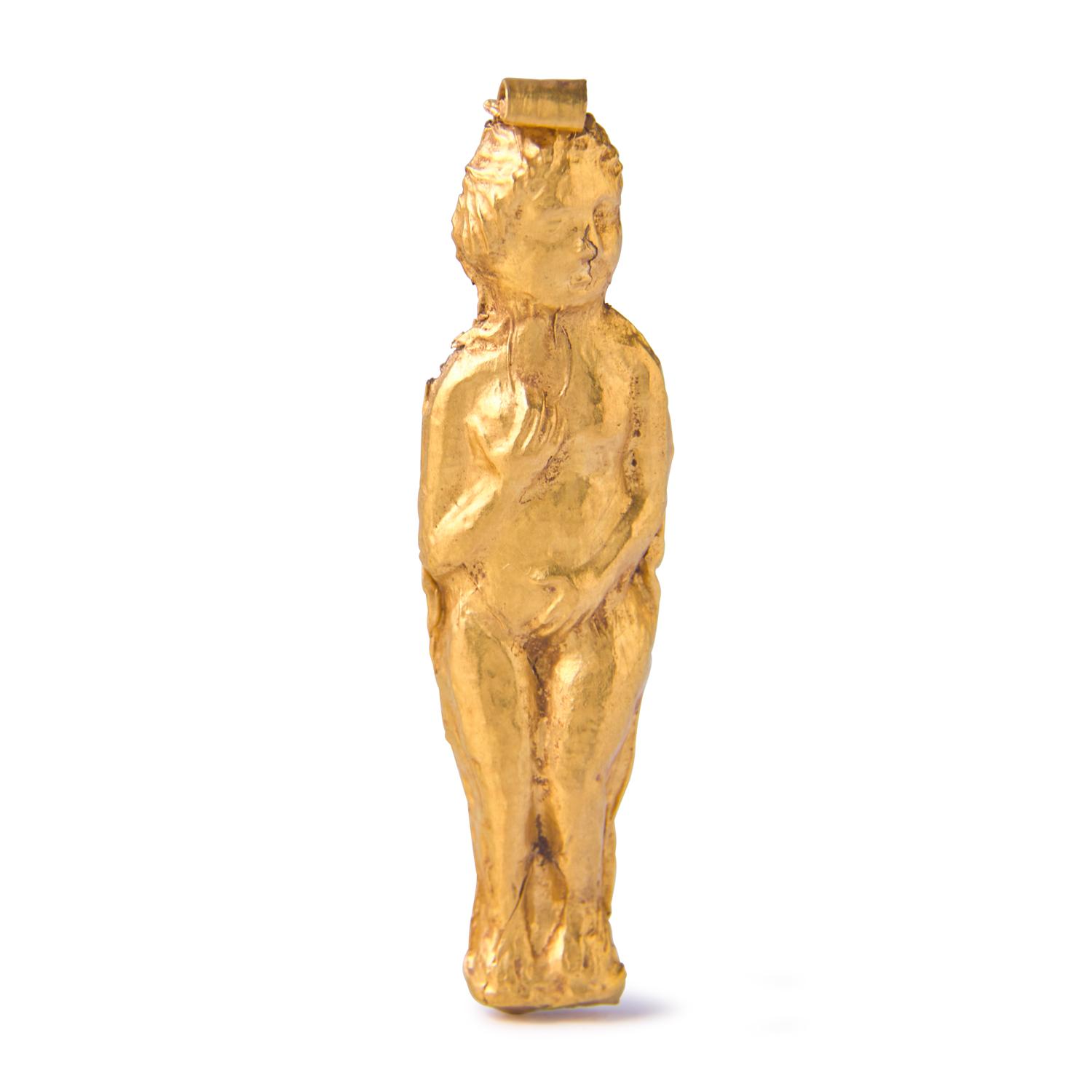 A Roman Gold Sheet Venus Pendant