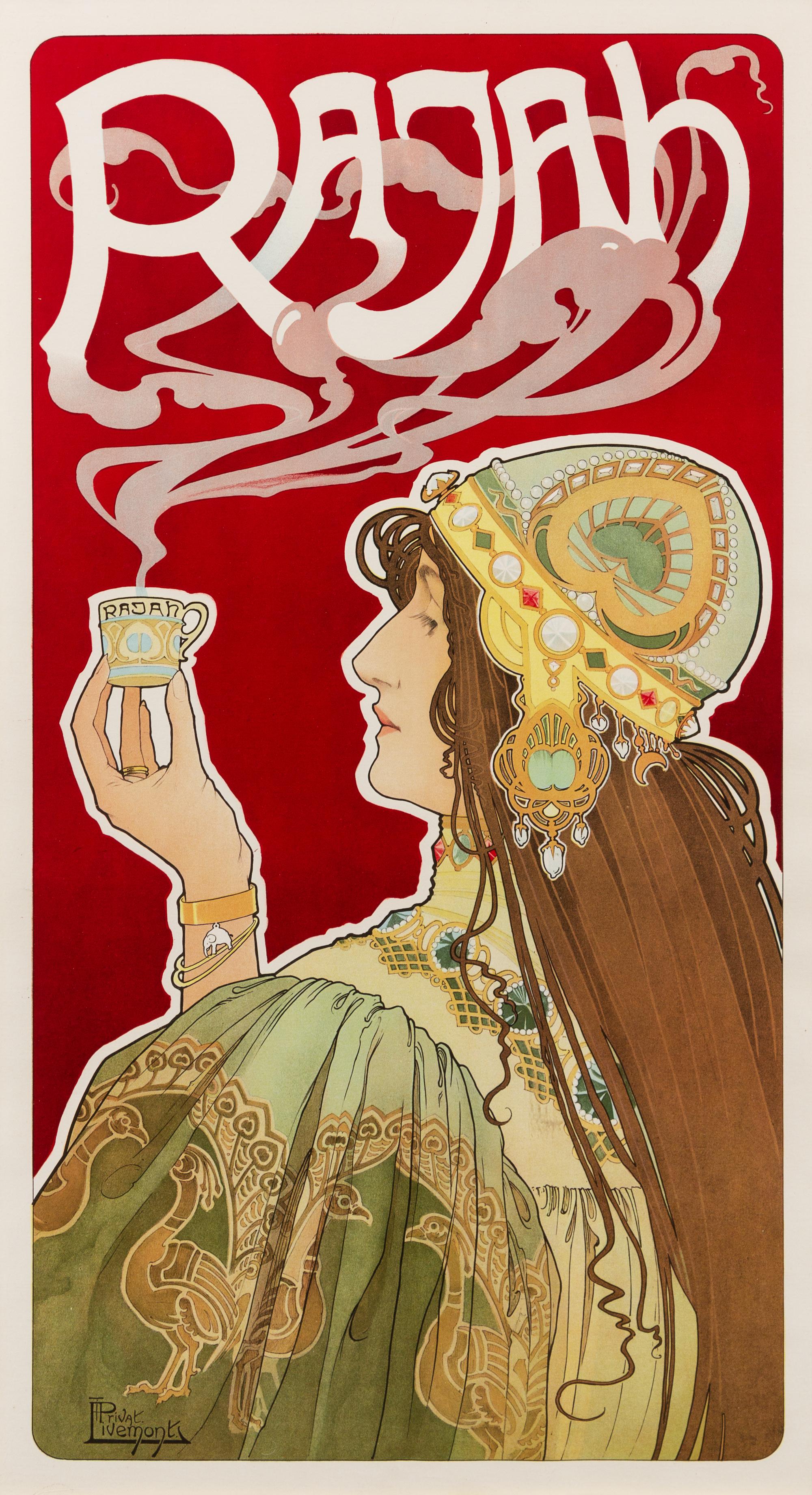 Henri Privat-Livemont, (Belgian, 1861-1936), Rajah