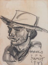 Cowboy Sketch , 1947