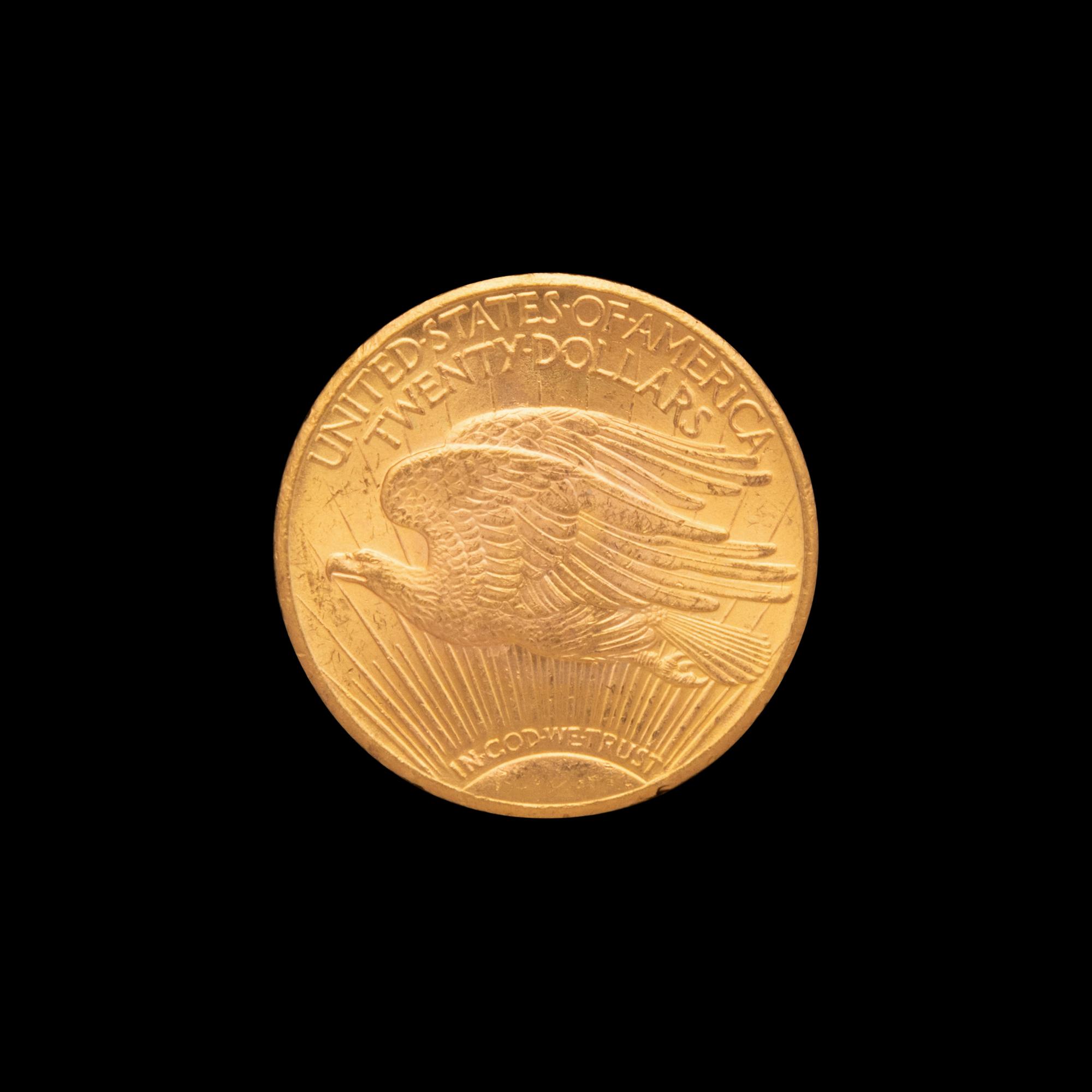 A 1927 Saint-Gaudens $20 Gold Coin