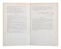 [CIVIL WAR]. War Dept. General Orders, No. 24, signed by future CSA General Samuel Cooper. 1853.