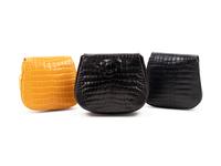 Three Lana Marks Shiny Black Alligator Bags