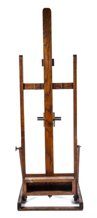An American Oak and Iron Easel, Width 30 inches.
