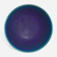 Brother Thomas Bezanson (Canadian-American, 1929-2007) Group of Three Matte Cobalt Vessels, Canada/USA, circa 1970