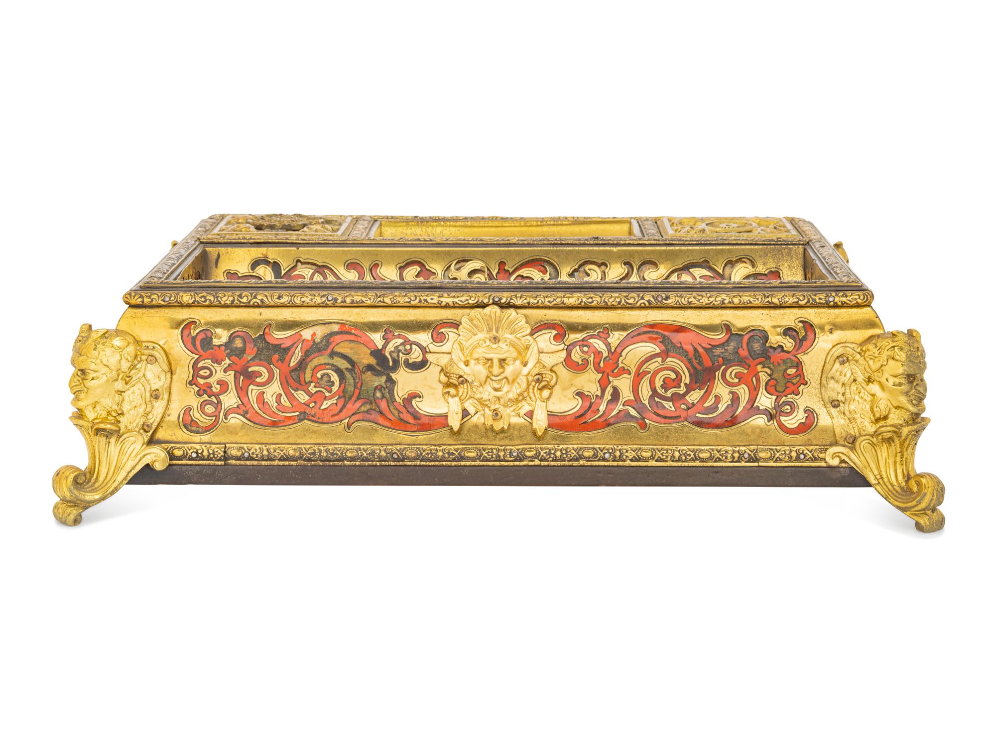 A Napoleon III Boulle Marquetry Standish