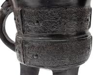 A Pair of Archaic Bronze Wine Vessels